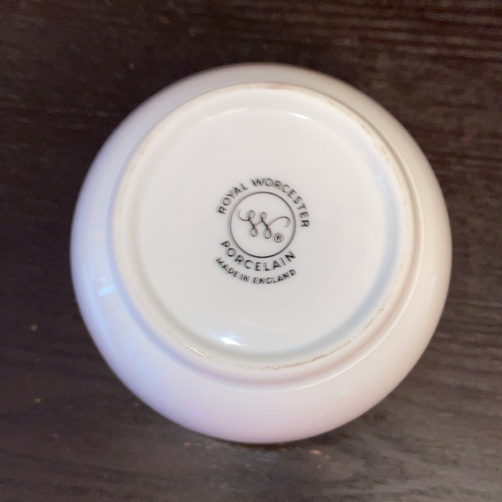 Vintage Royal Worcester Porcelain King Size Coddler & Lid. - Picture 3 of 9